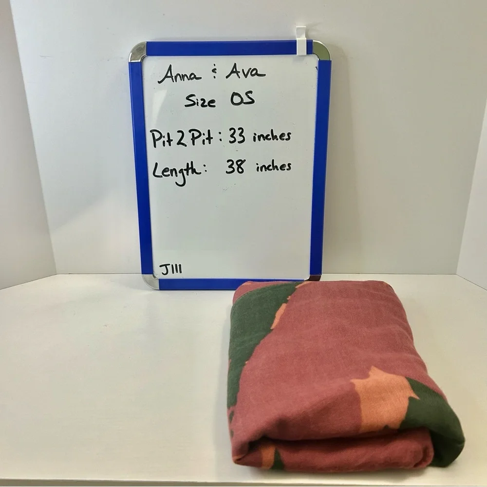 Anna & Ana Arsty Bohemian Art to Wesr Long Line Kimono Wrap Size OS - Picture 12 of 12